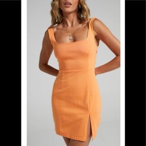Hughes Square Neck Mini Dress
